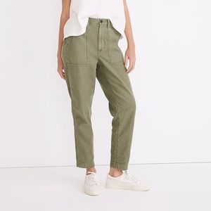 Madewell Griff Tapered Fatigue Cargo Pants size 27